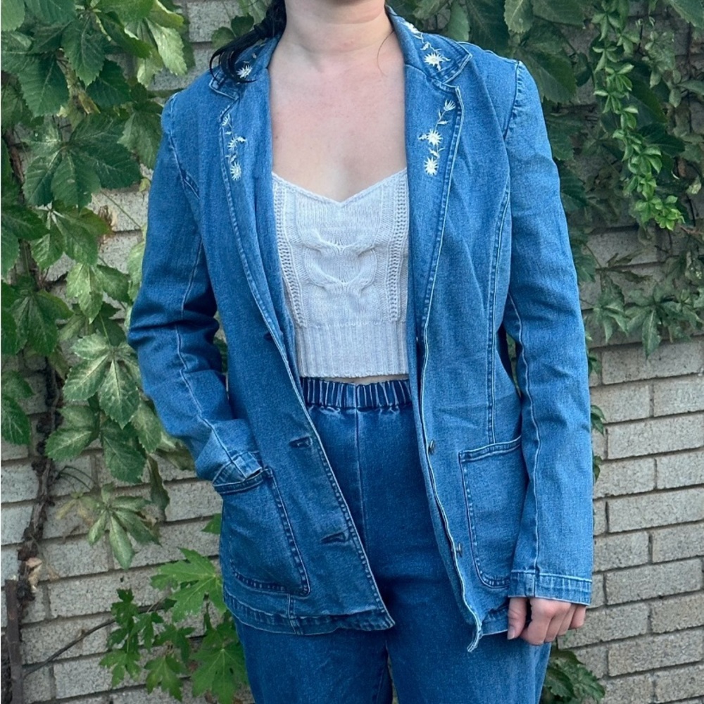 Vintage Denim&Co Jean button up